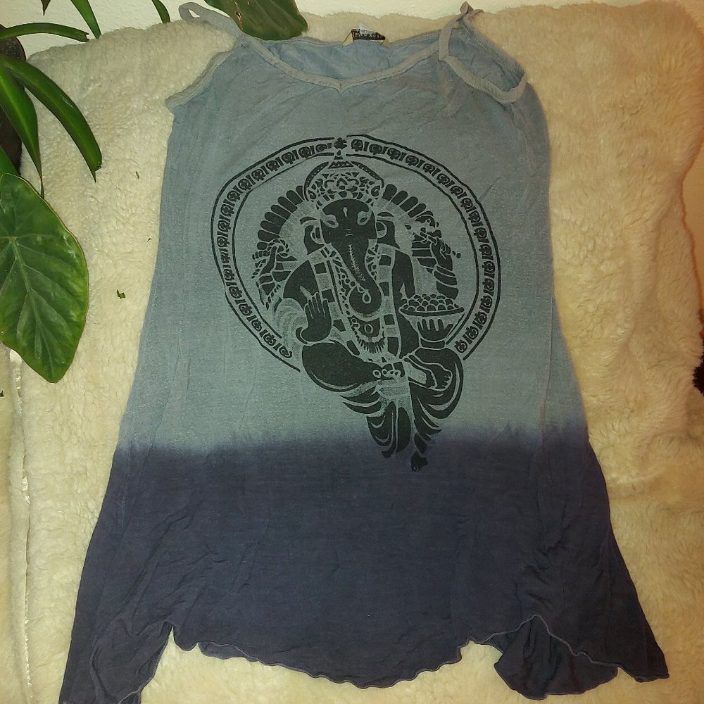 Ombre Ganesh Tunic Tank